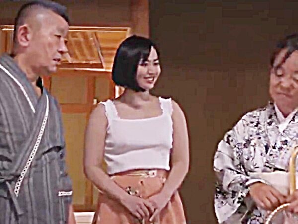 ★エロドラマ・背徳義理親子・近親相姦｜ながえスタイル・息子の嫁・紫月ゆかり★玄関で義母を見送り義父と即ハメ息子嫁ですョ～